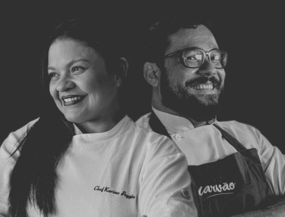 Chefs Ricardo Silva (Carvão) e Karine Poggio promovem jantar a 4 mãos no Bistrô das Artes